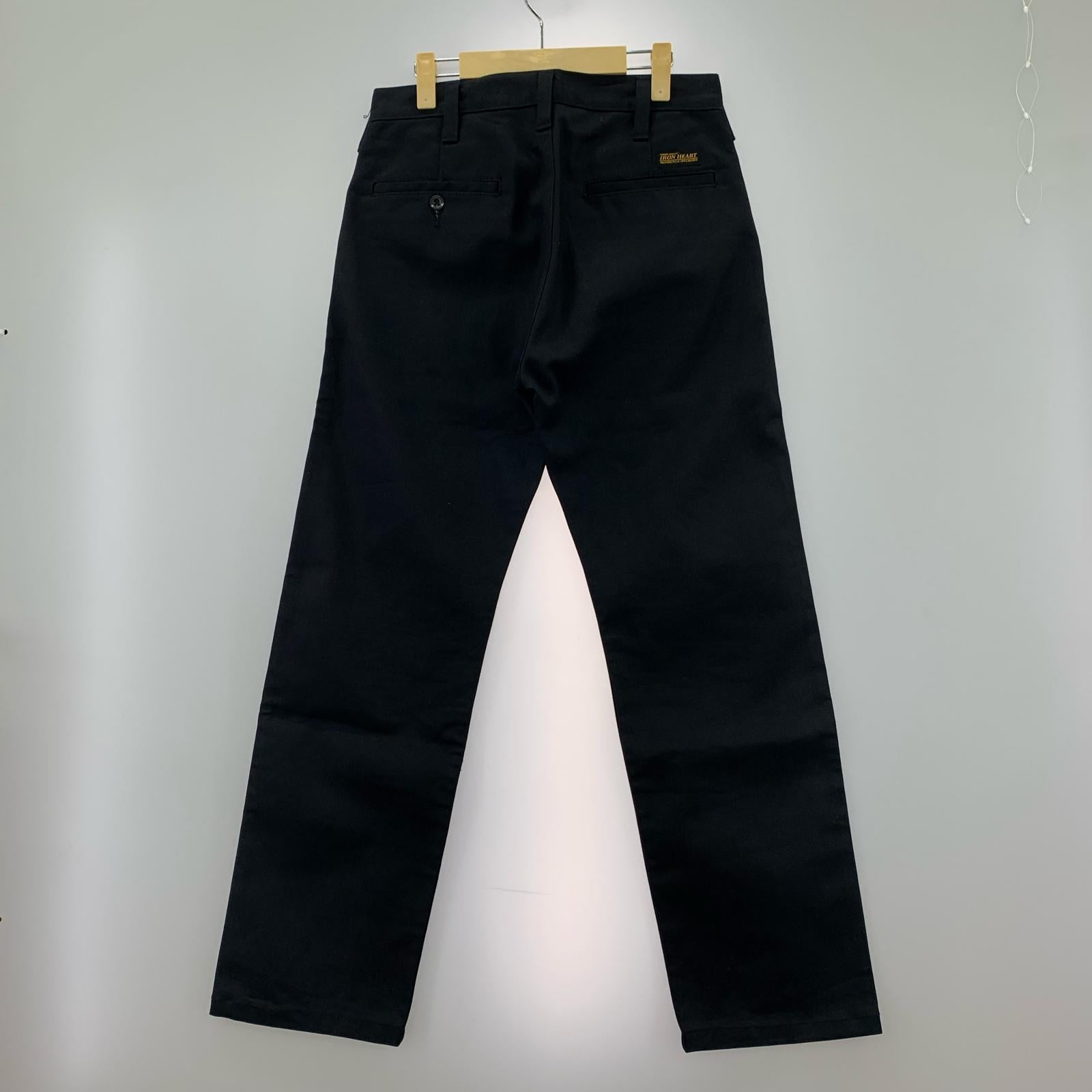 パンツ IRON HEART EXTRA HEAVY T/C CHINO WORK PANTS 黒 (W30) 30 ブラック