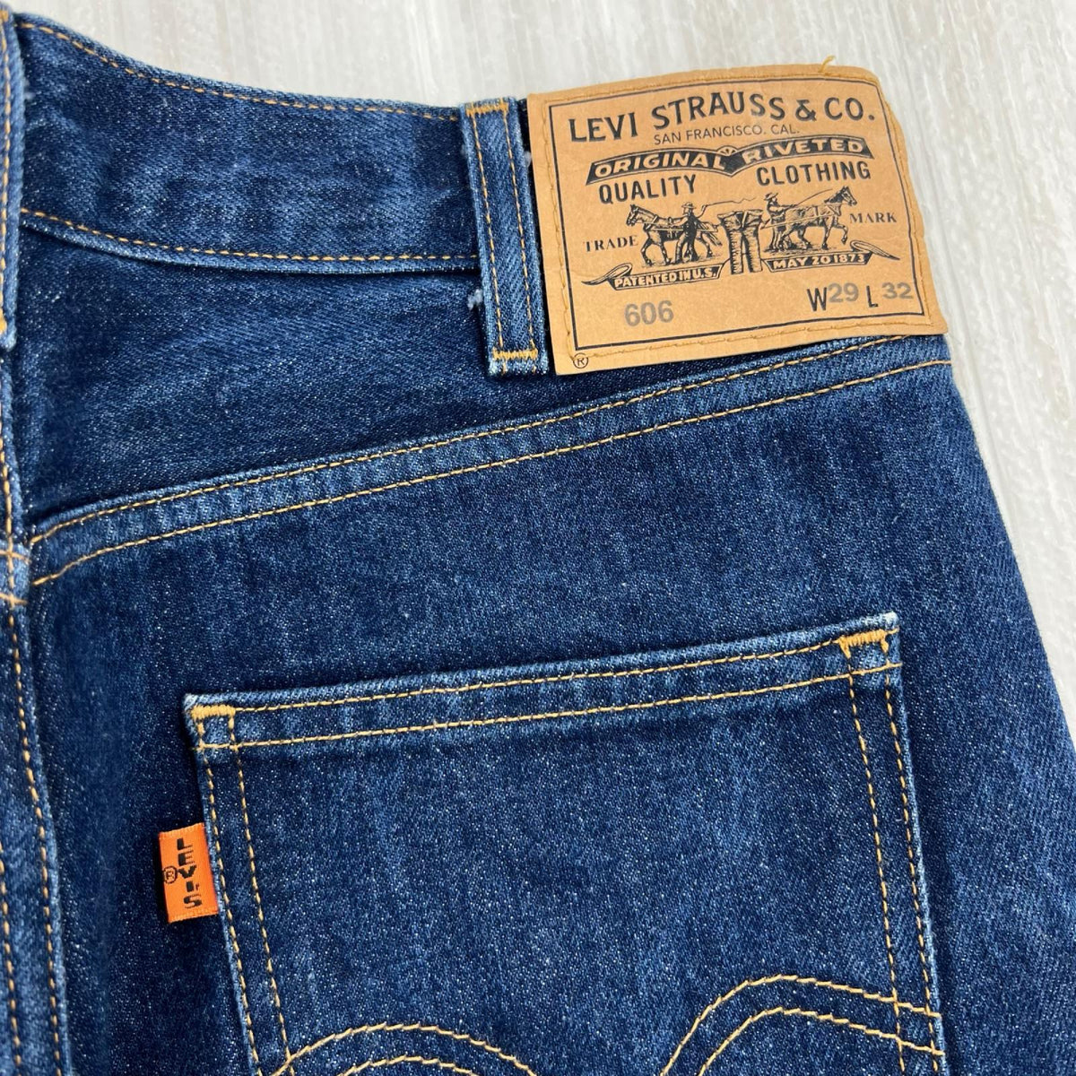 デニムパンツ LVC 30605-0051 69年モデル 606 ﾃﾞﾆﾑﾊﾟﾝﾂ (W29) 29 ブルー
