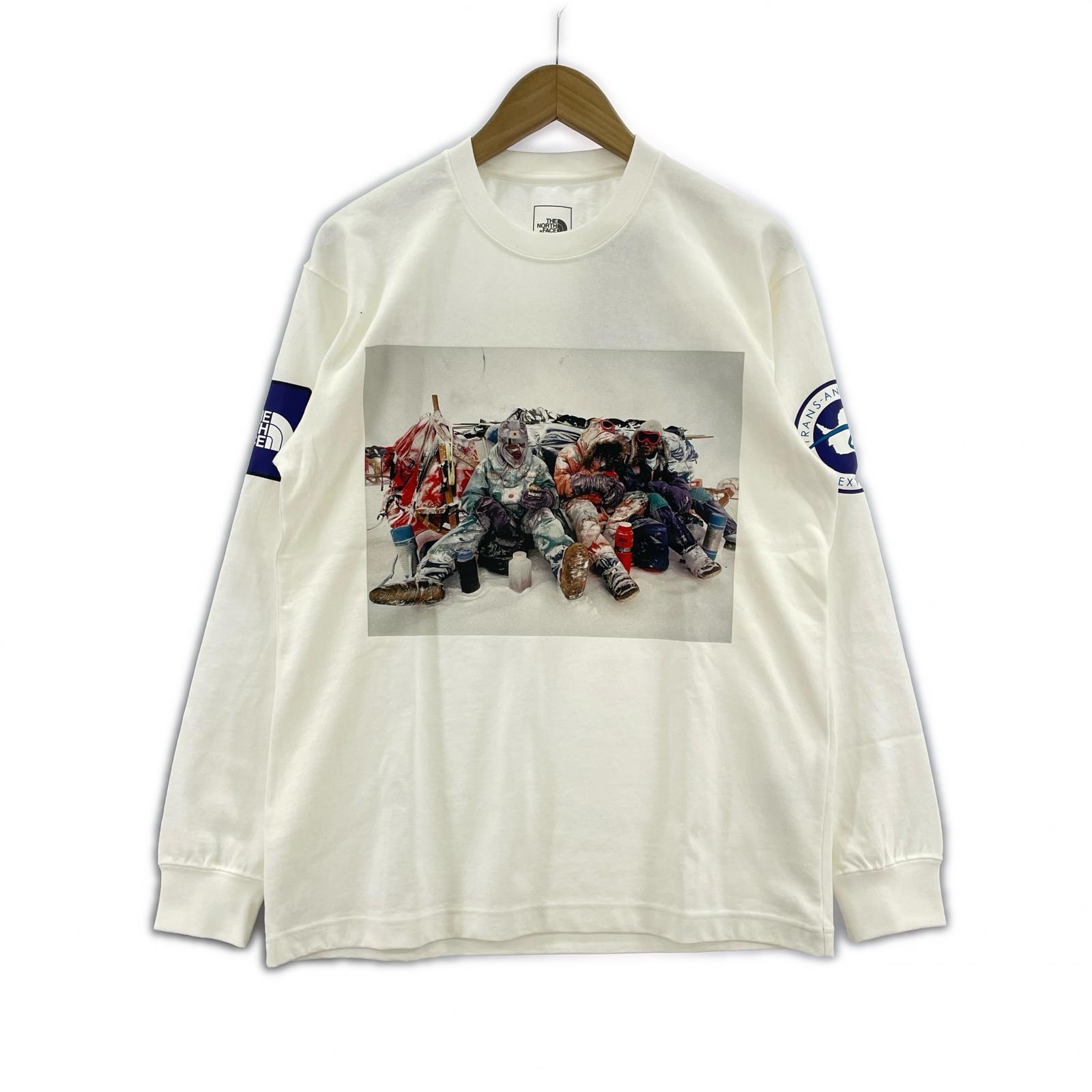 長袖Ｔシャツ TRANS ANTARCTICA TEE 白 (S) S ホワイト