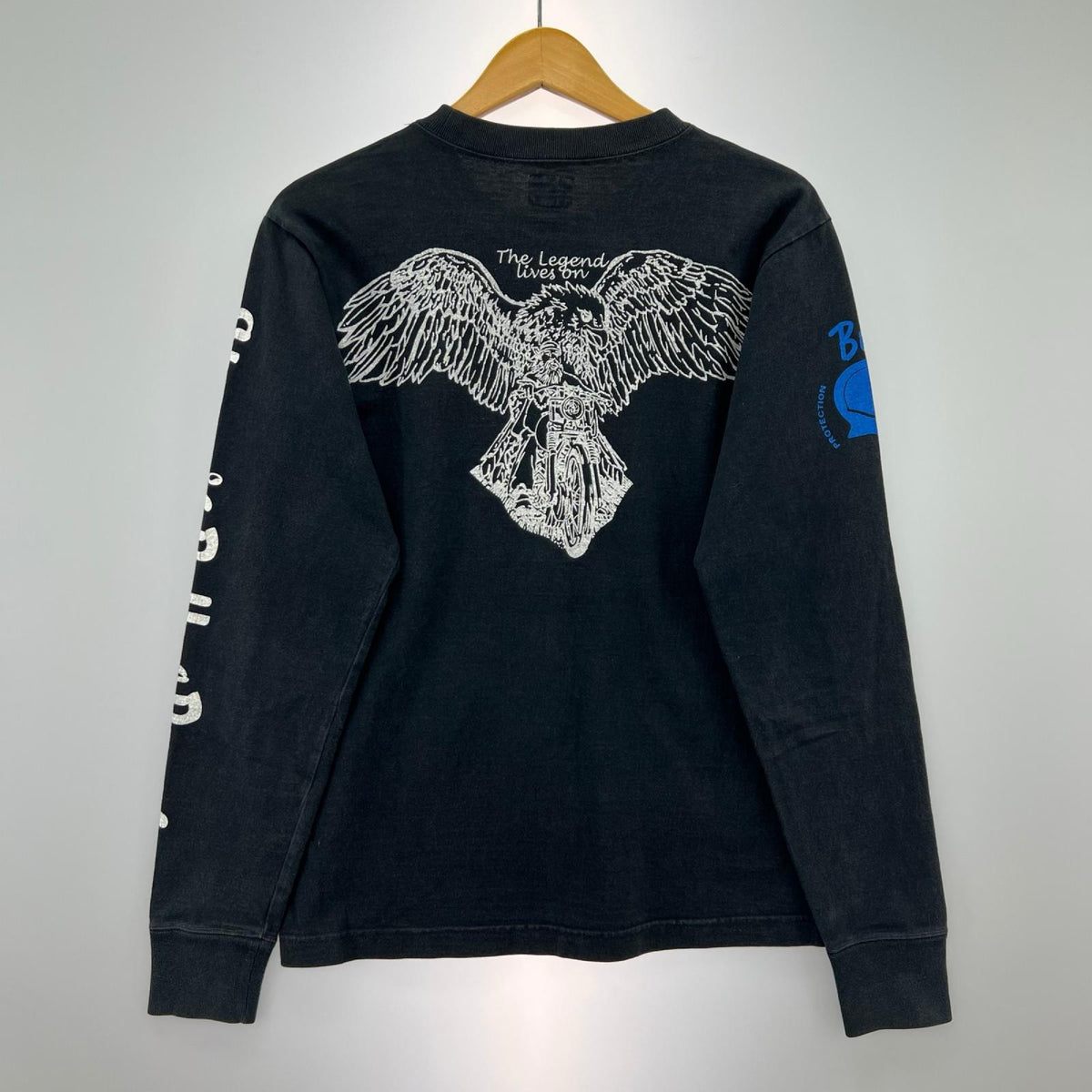 長袖Ｔシャツ THE REAL MCCOYS L/S TEE 黒 (36) 36 ブラック