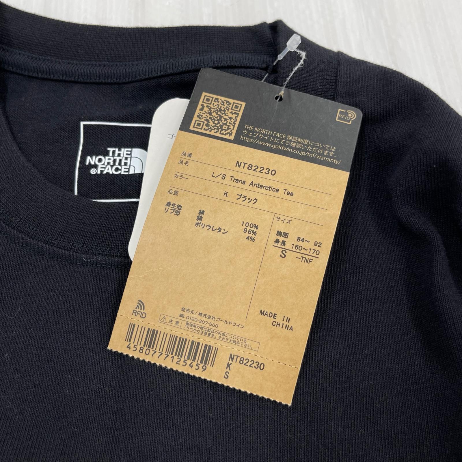 長袖Ｔシャツ THE NORTH FACE TRANS ANTARCTICA TEE NT82230 黒 (S) S ブラック