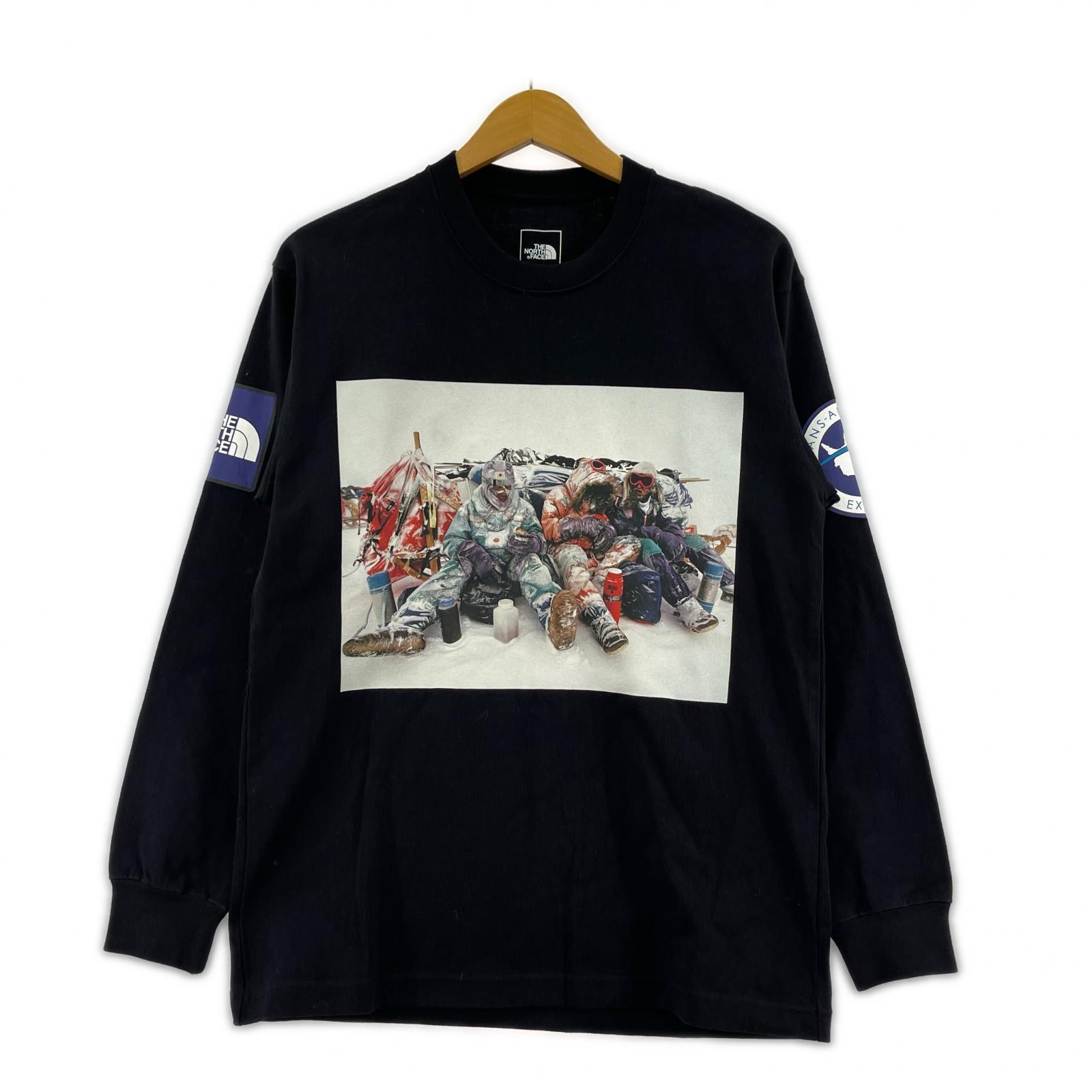 長袖Ｔシャツ THE NORTH FACE TRANS ANTARCTICA TEE NT82230 黒 (S) S ブラック