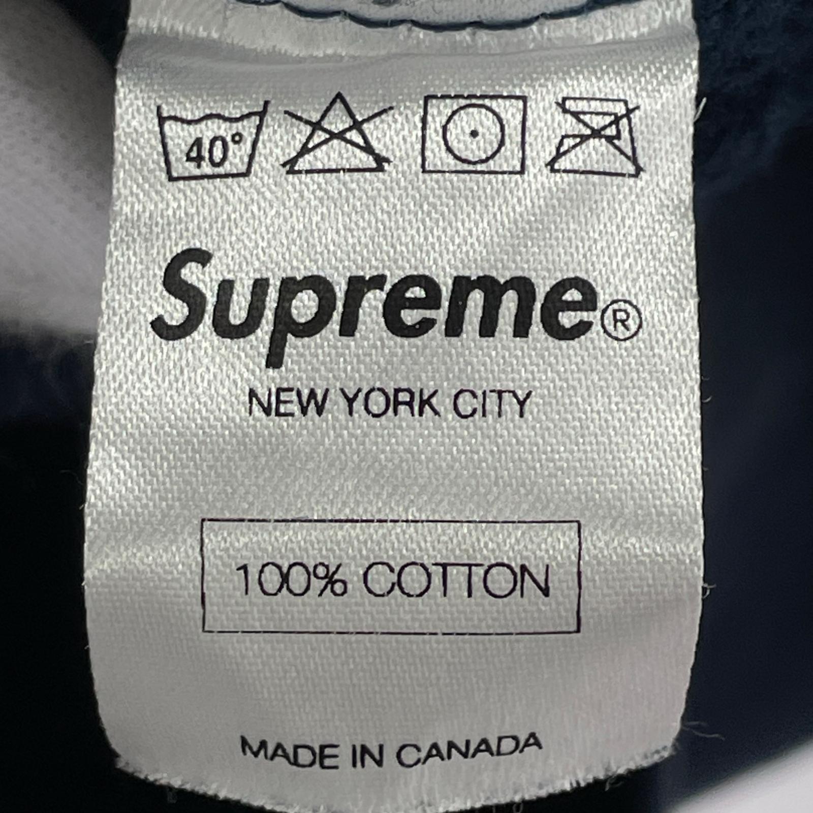 パーカー SUPREME ボックスロゴ　パーカー　16AW　ネイビー（M） M ネイビー