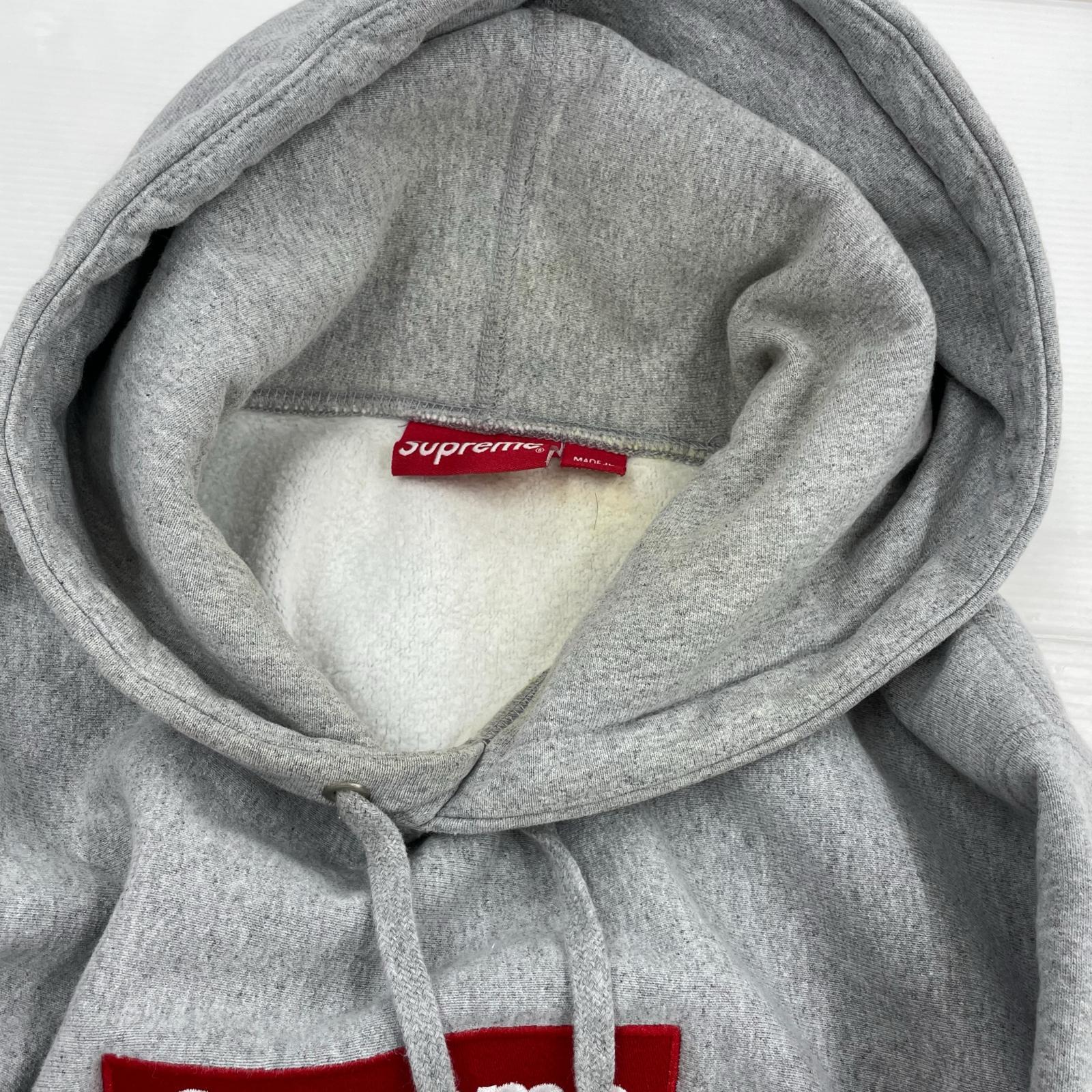 パーカー Supreme Box Logo Hooded Sweatshirt グレー (S) S グレー