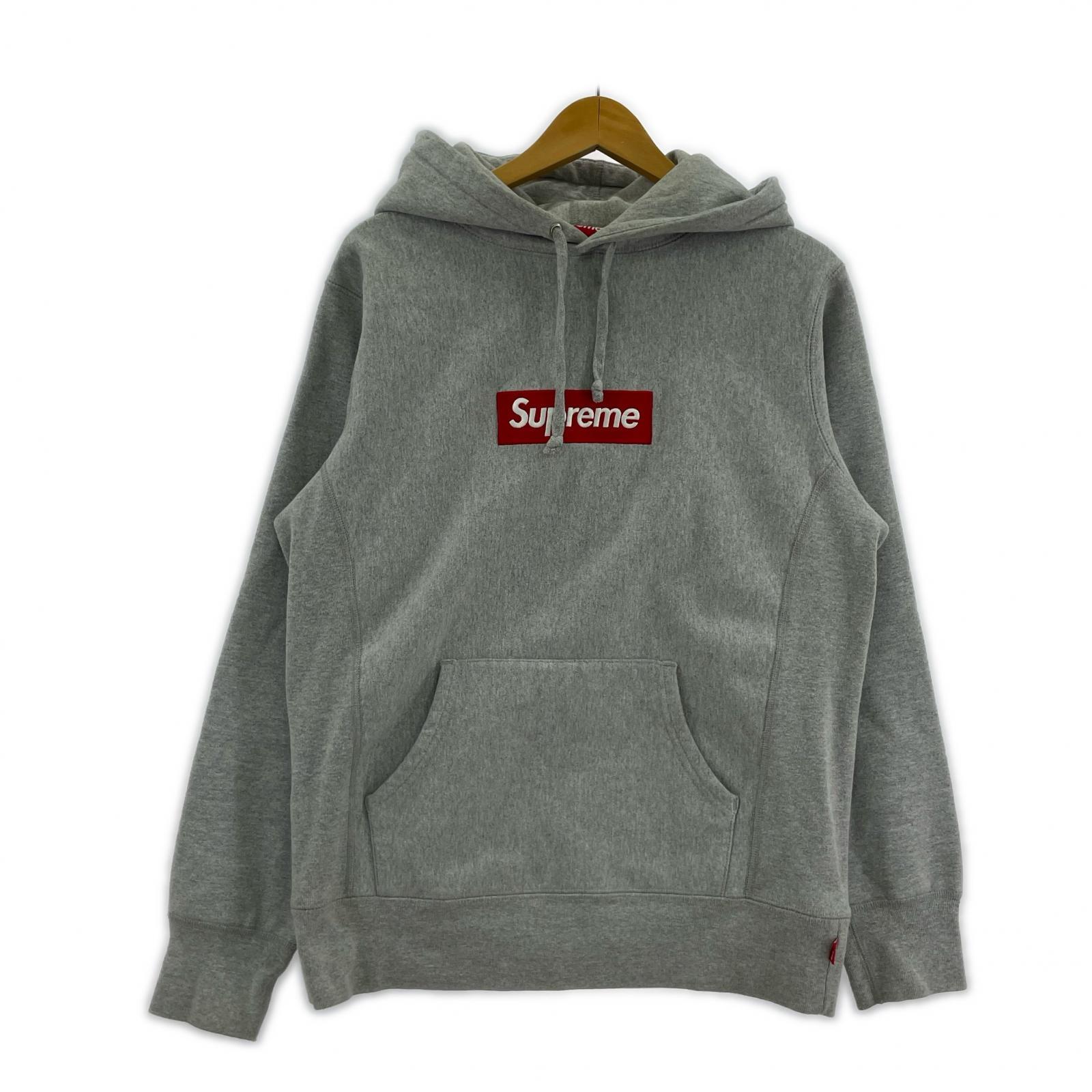 パーカー Supreme Box Logo Hooded Sweatshirt グレー (S) S グレー