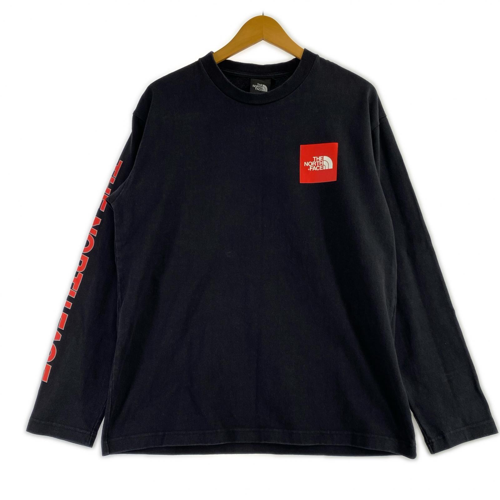 長袖Ｔシャツ L/S SQUARE LOGO TEE 黒 (M) M ブラック