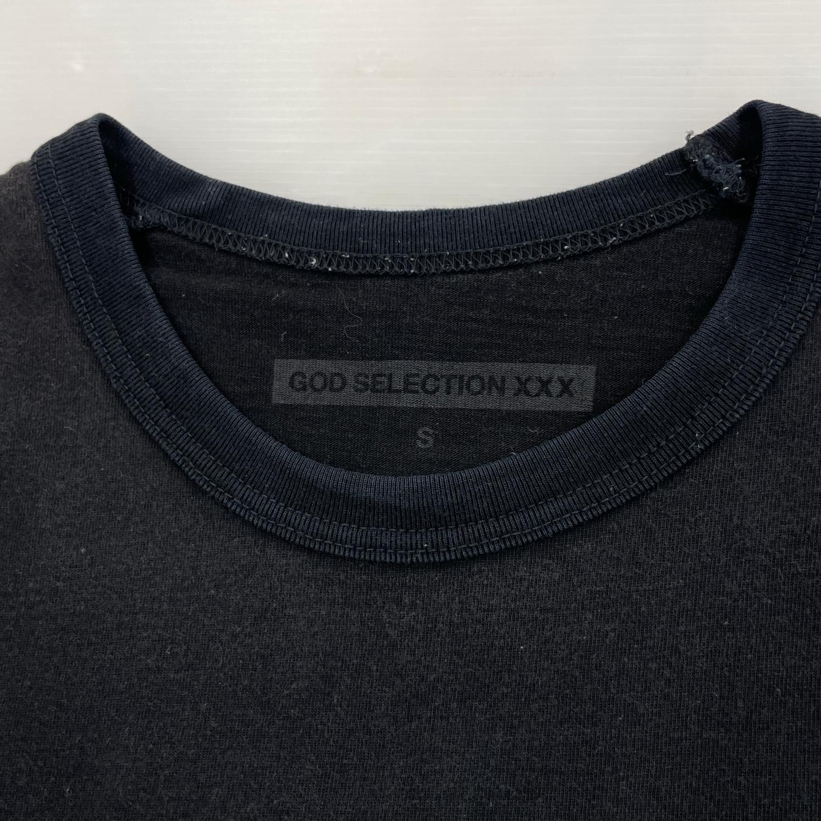 半袖Ｔシャツ GOD SELECTION XXX フォトプリントTシャツ 黒 (S) S ブラック