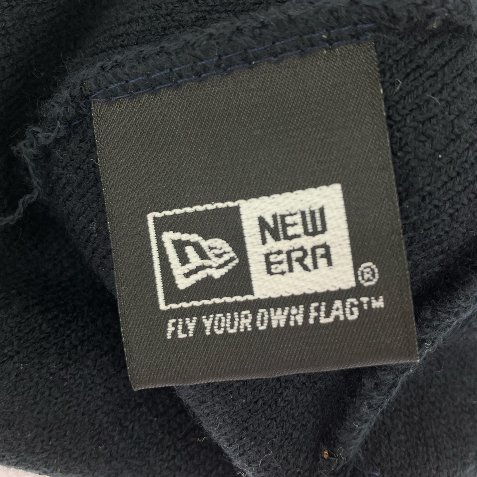 キャップ SUPREME 15AW Banner Beanie 紺白 ブラック