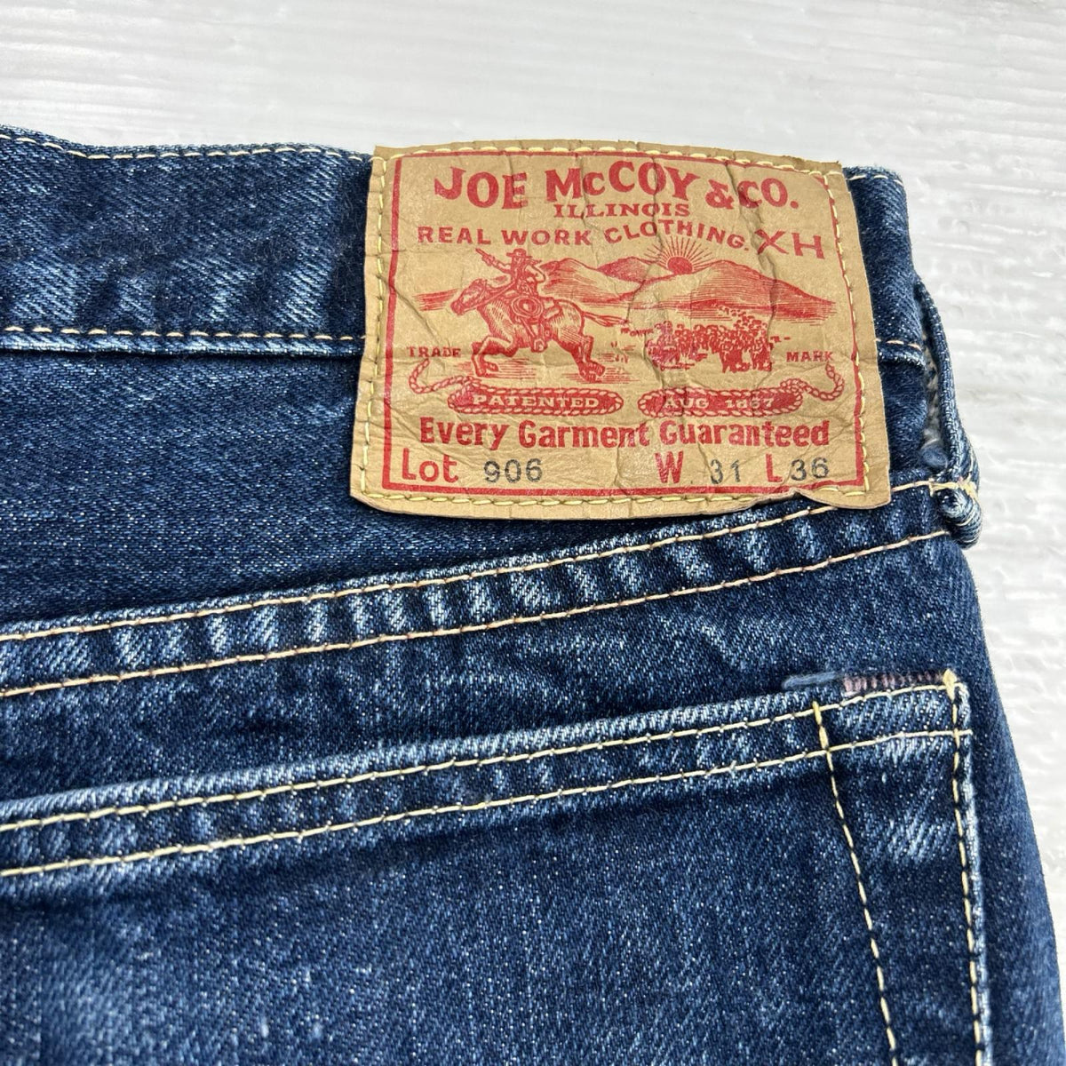 デニムパンツ JOE McCOY LOT906 ﾃﾞﾆﾑﾊﾟﾝﾂ (31) 31 ブルー