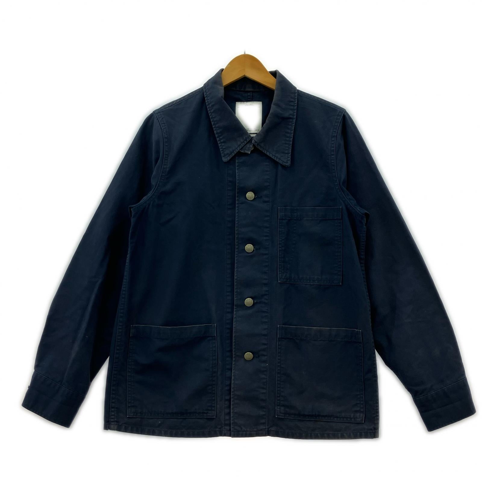 ジャケット VISVIM TRAVAIL COVERALL 0116105013036 紺 (1) 1
