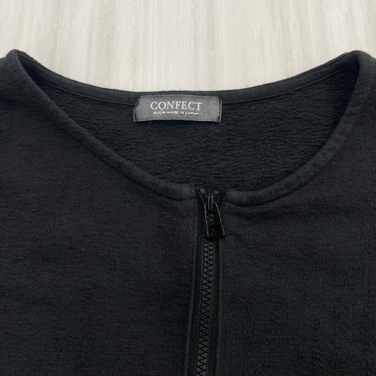 長袖シャツ nest Robe ﾌﾞﾛｯｸｲﾝﾚｰﾊｰﾌｼﾞｯﾌﾟ 黒 (3) 3 ブラック