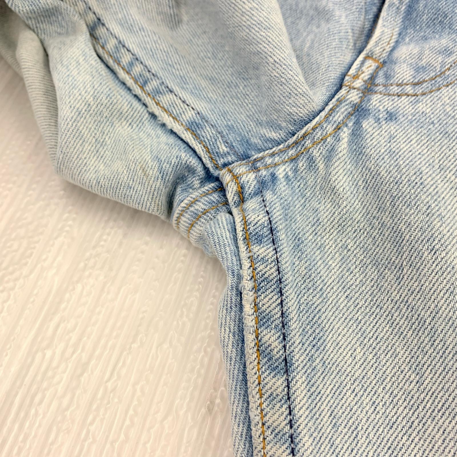 デニムパンツ 90s/バレンシア/501/555刻印 28 ブルー