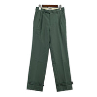 パンツ 20aw Deck Detail Wool slacks/グリーン M グリーン