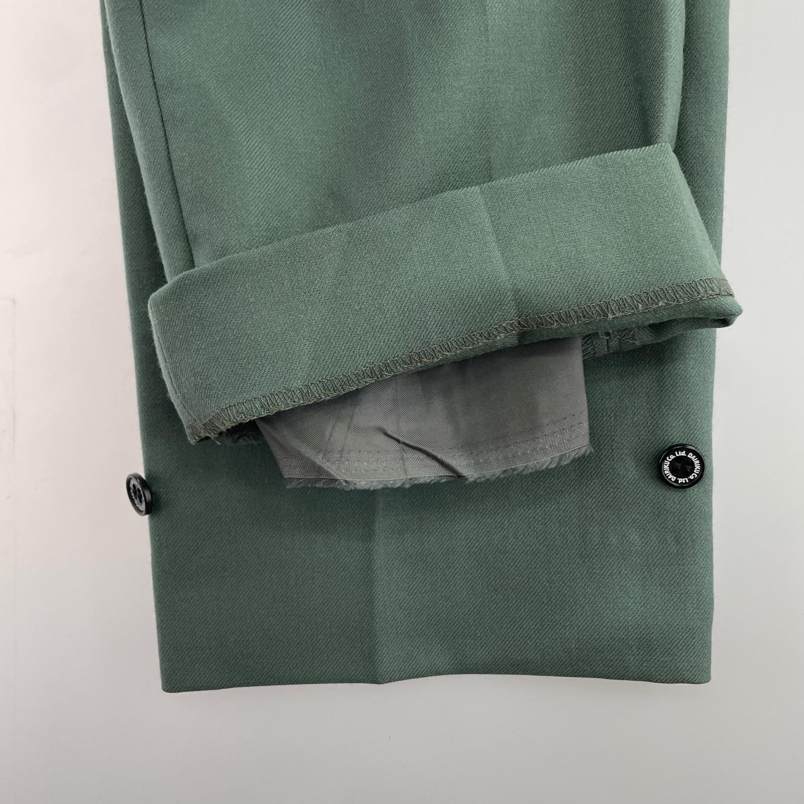 パンツ 20aw Deck Detail Wool slacks/グリーン M グリーン