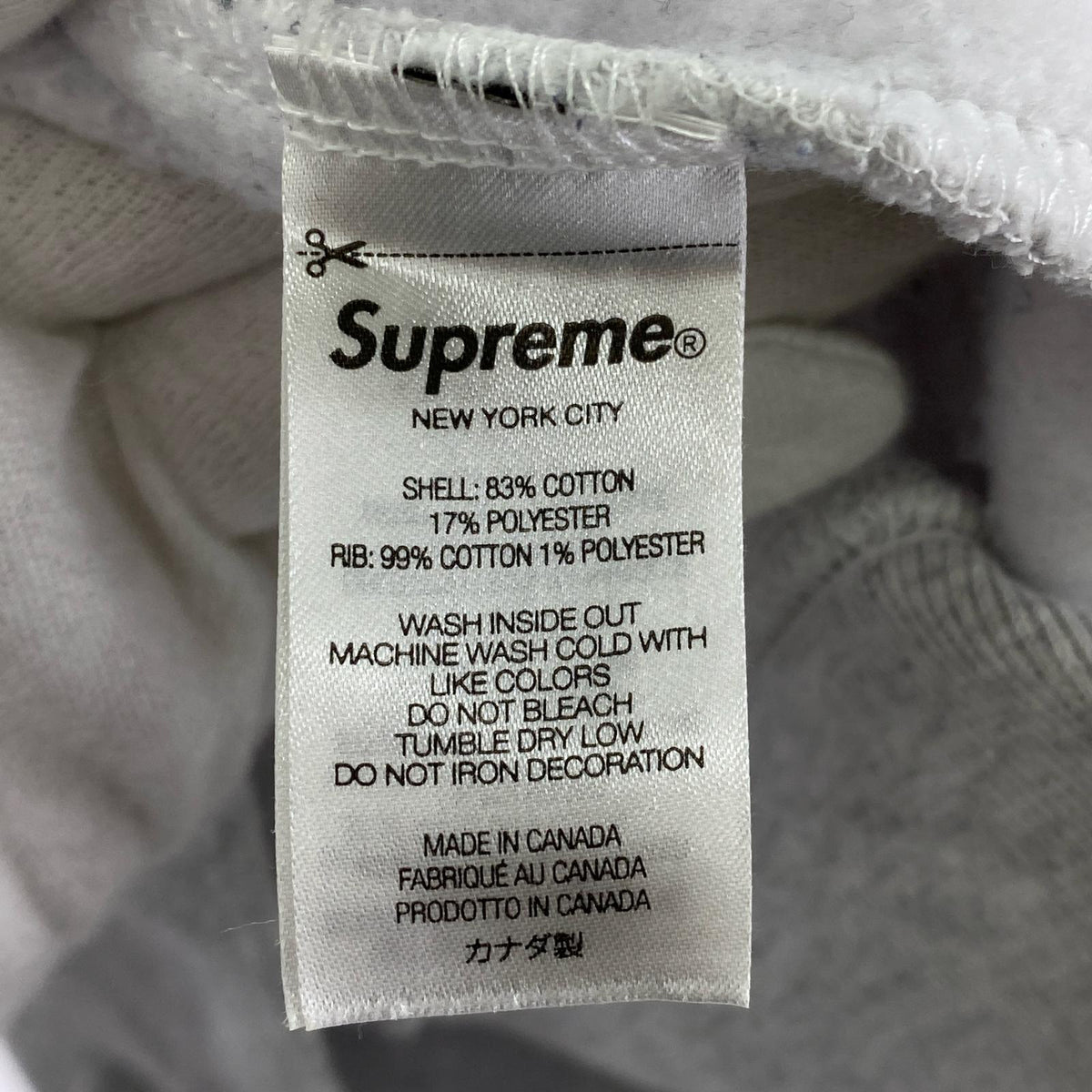 スウェット NYC Crewneck S グレー