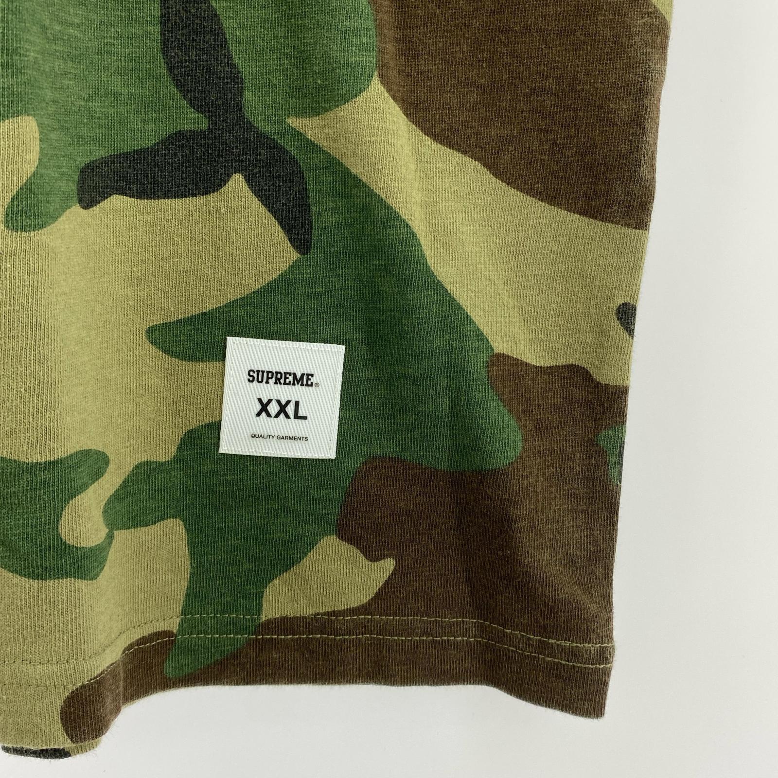 半袖Ｔシャツ Supreme 25AW Pumpkin S/S Top Woodland Camo XXL カモ