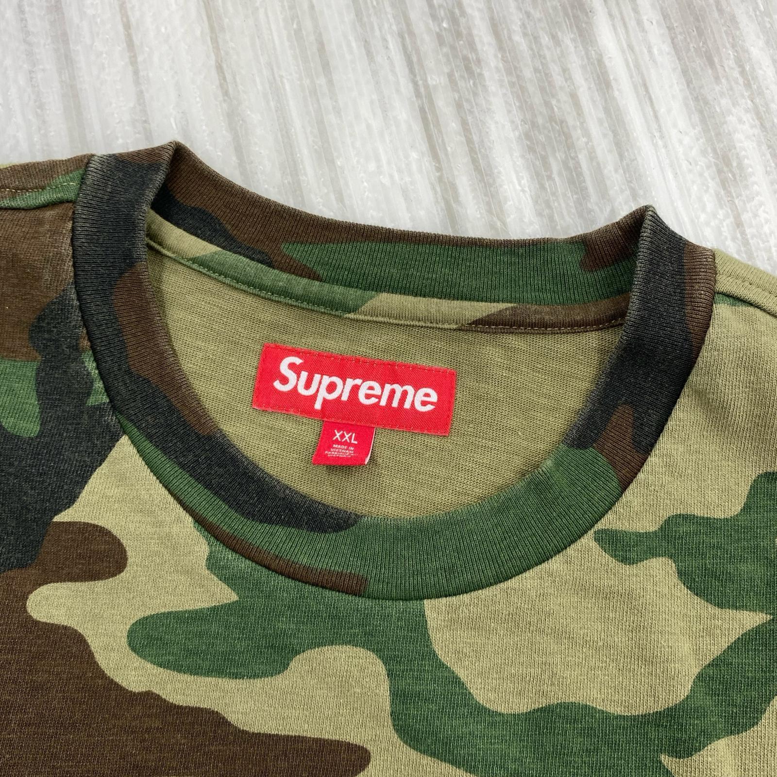 半袖Ｔシャツ Supreme 25AW Pumpkin S/S Top Woodland Camo XXL カモ