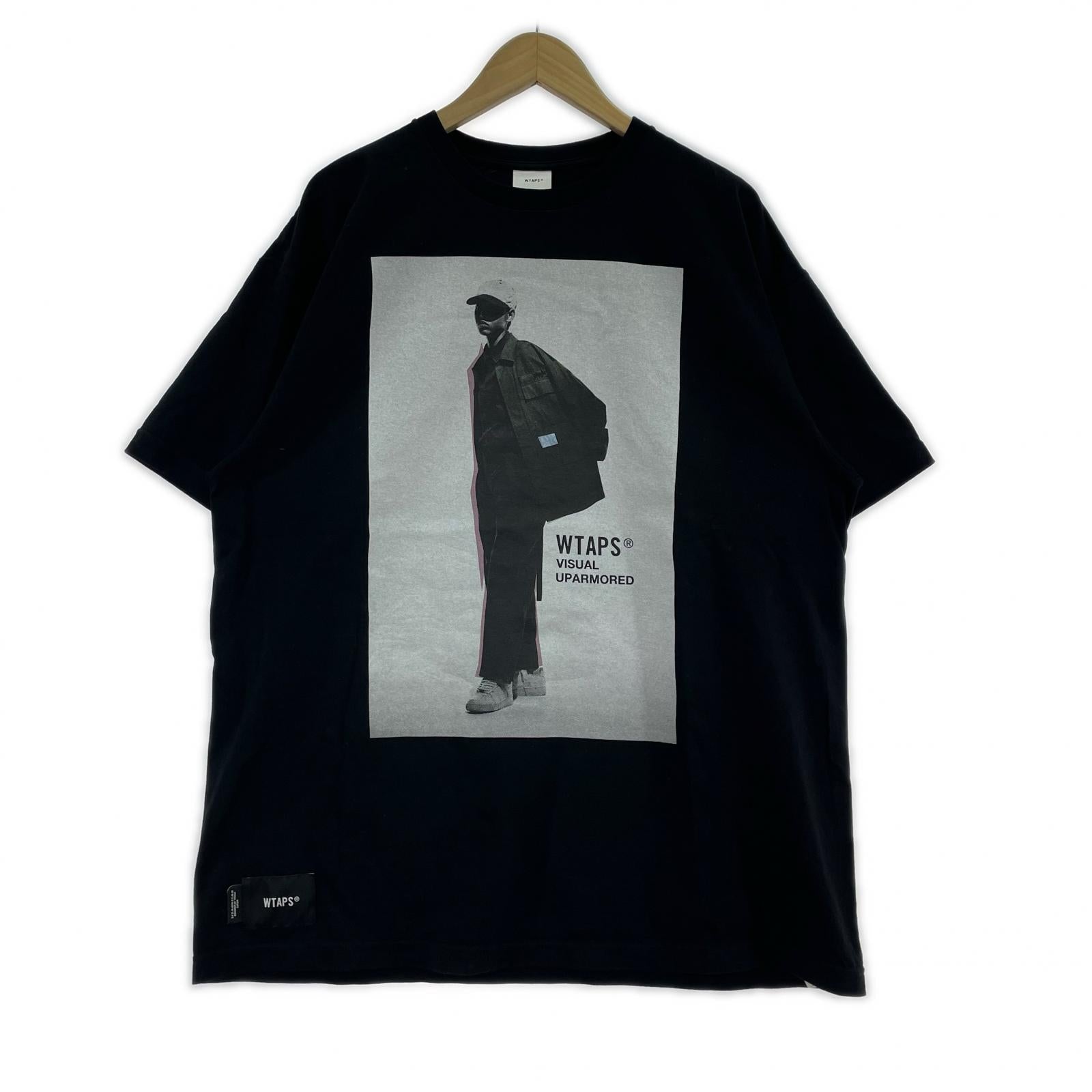 半袖Ｔシャツ WTAPS 25SS 251MV SS Cotton フォトグラフィックTee 03 黒 ブラック