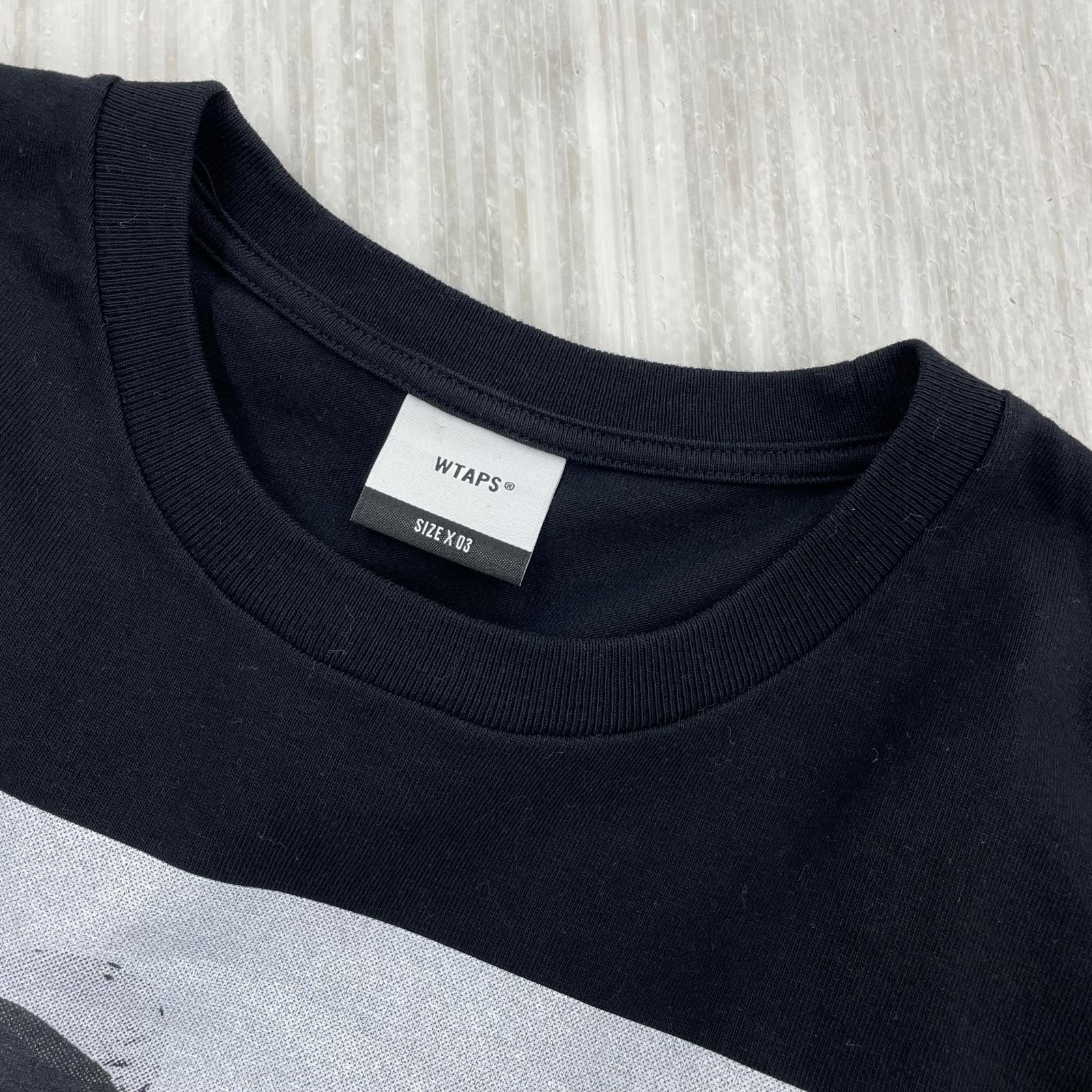 半袖Ｔシャツ WTAPS 25SS 251MV SS Cotton フォトグラフィックTee 03 黒 ブラック