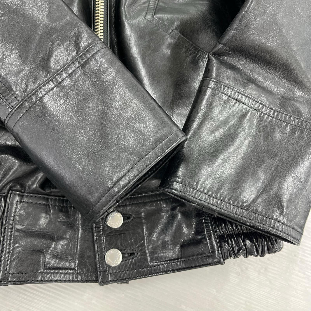 レザージャケット . レザージャケット ブラック