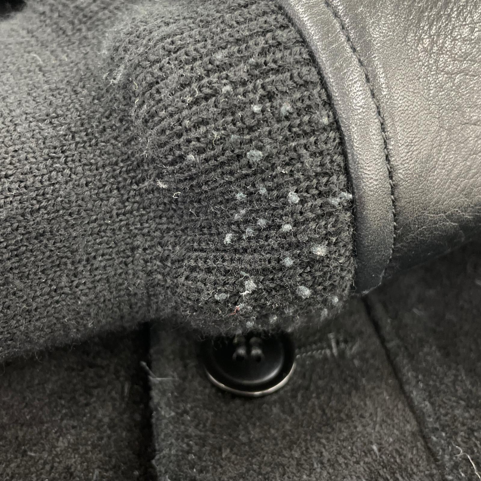 ジャケット Y'2 LEATHER　レザー切替スエードジャケット 38 ブラック