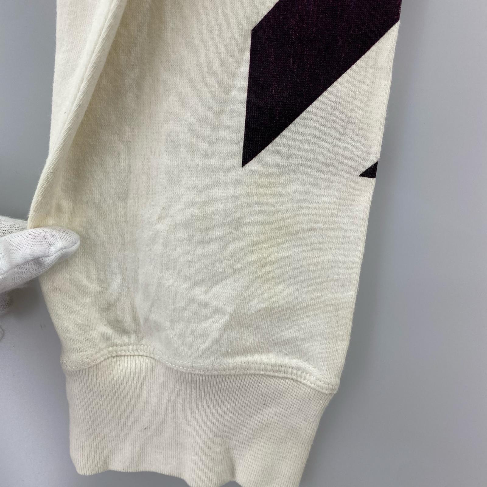 長袖Ｔシャツ OFF-WHITE Diag Gradient L/S T-Shirt OMAB001F18185005 白 (XXL) ホワイト