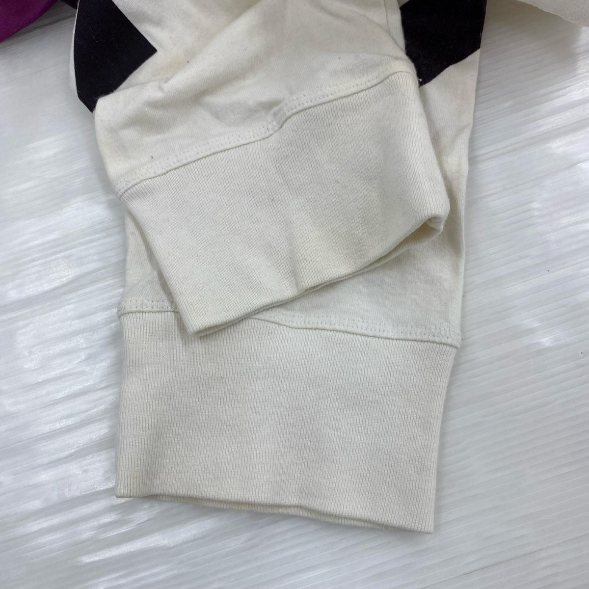 長袖Ｔシャツ OFF-WHITE Diag Gradient L/S T-Shirt OMAB001F18185005 白 (XXL) ホワイト
