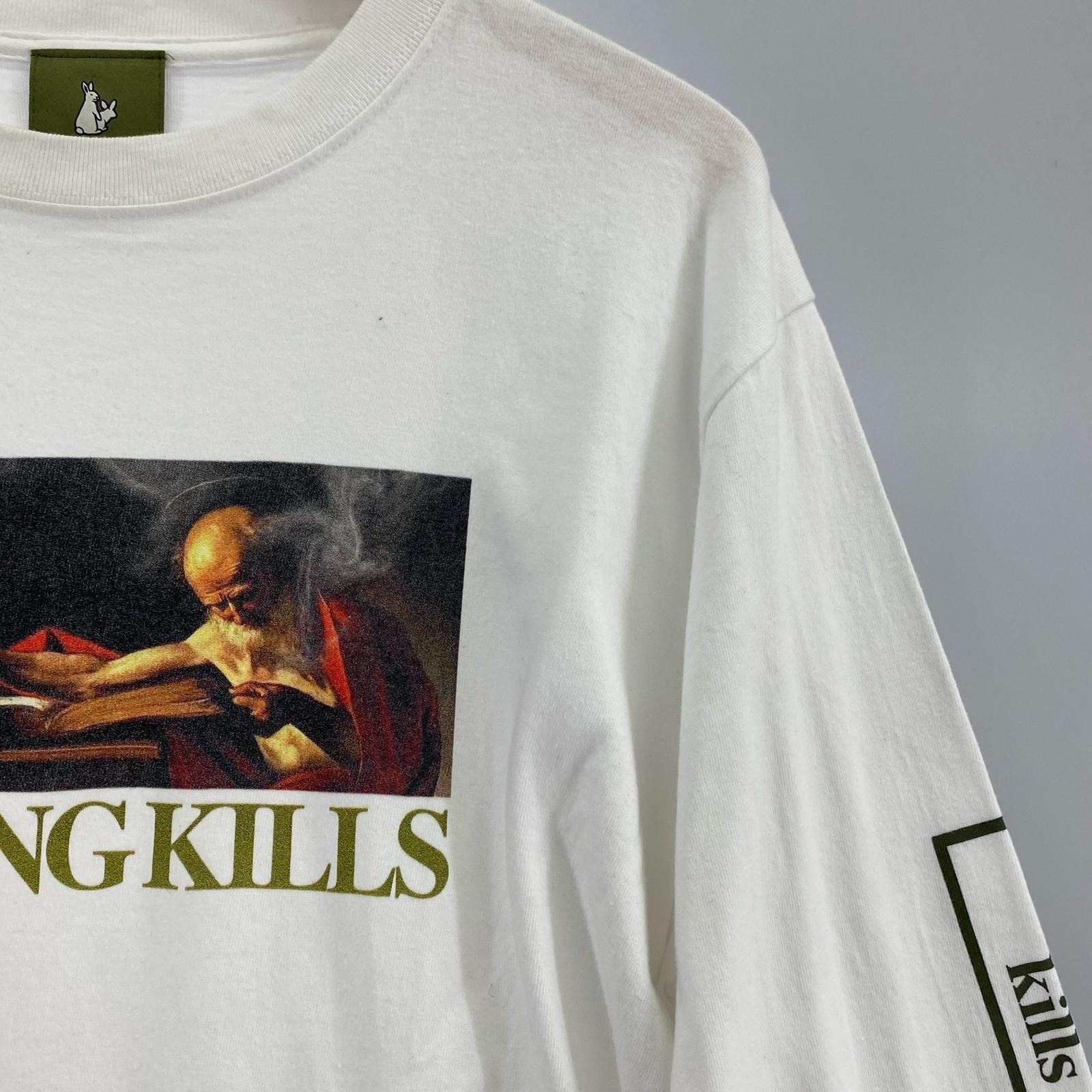 長袖Ｔシャツ FR2 SMOKING KILLS Tee M M ホワイト