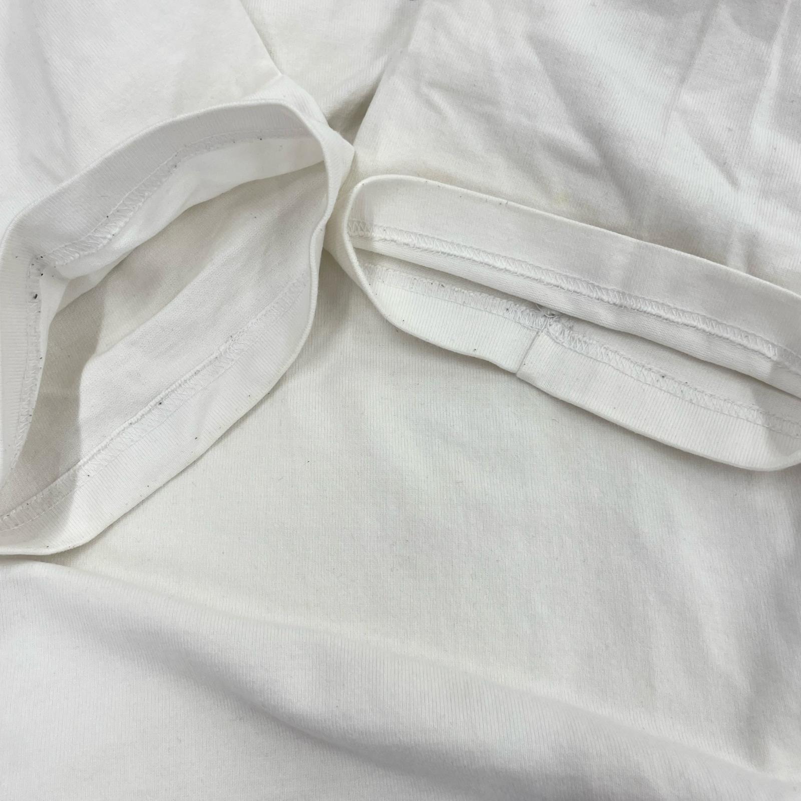 半袖Ｔシャツ ロゴ刺繍　ホワイト　XL ホワイト