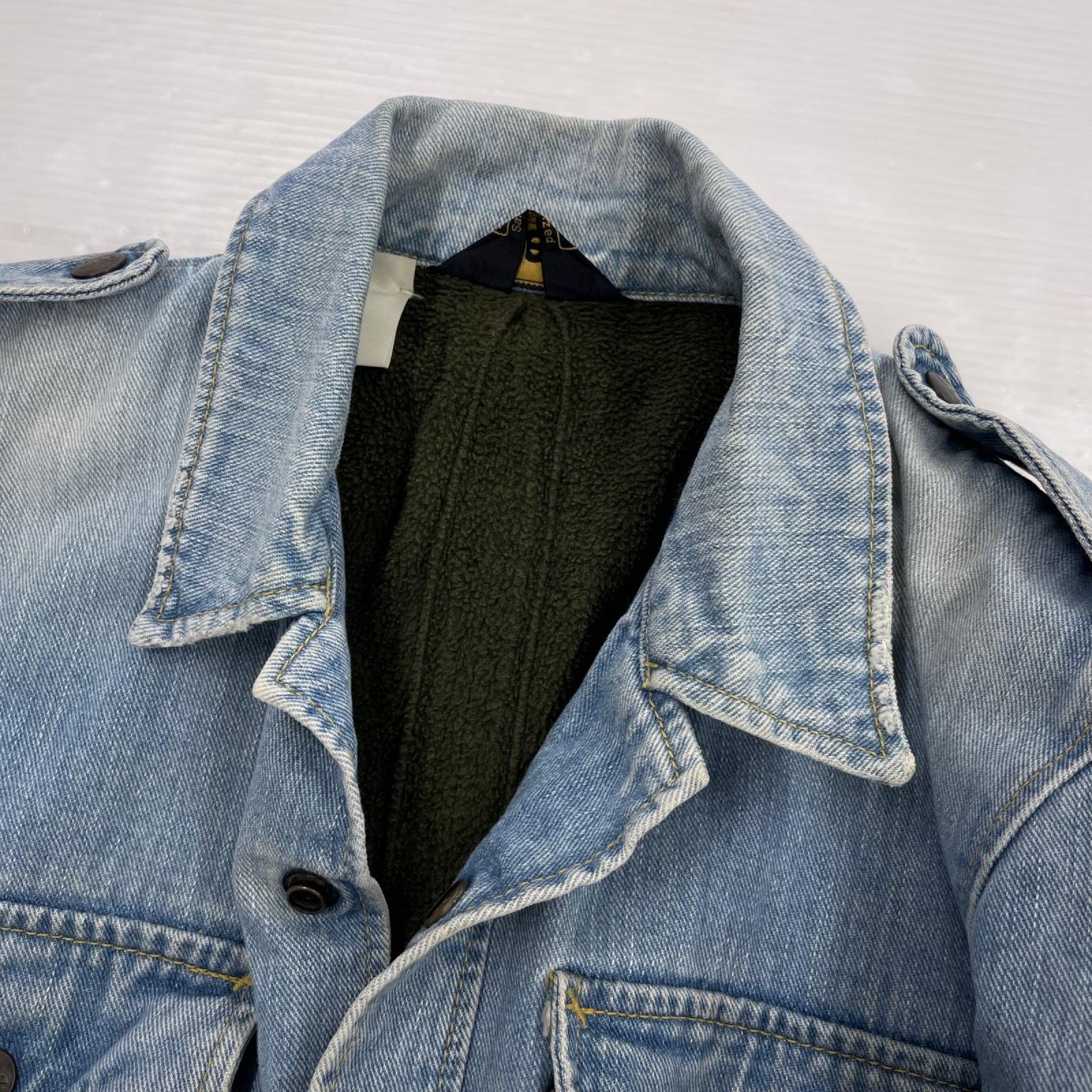 デニムジャケット ×Lee ｶﾊﾞｰｵｰﾙ S S ブルー