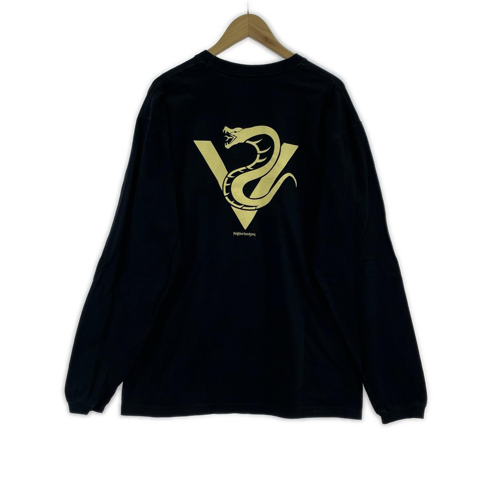 長袖Ｔシャツ NEIGHBORHOOD 02s スネークプリントL/S Tee ブラック ブラック