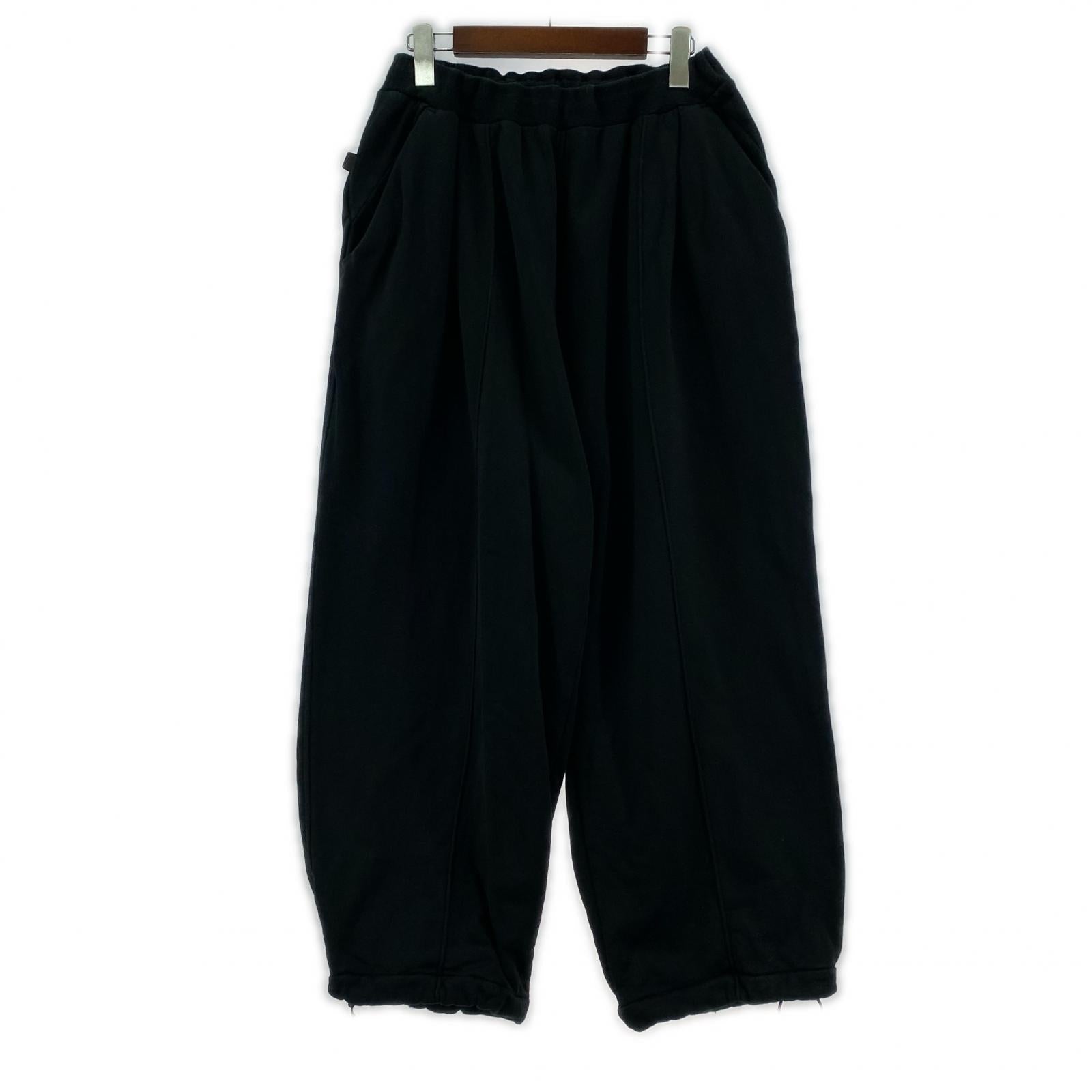 パンツ 24AW COTTON PANTS ブラック ブラック