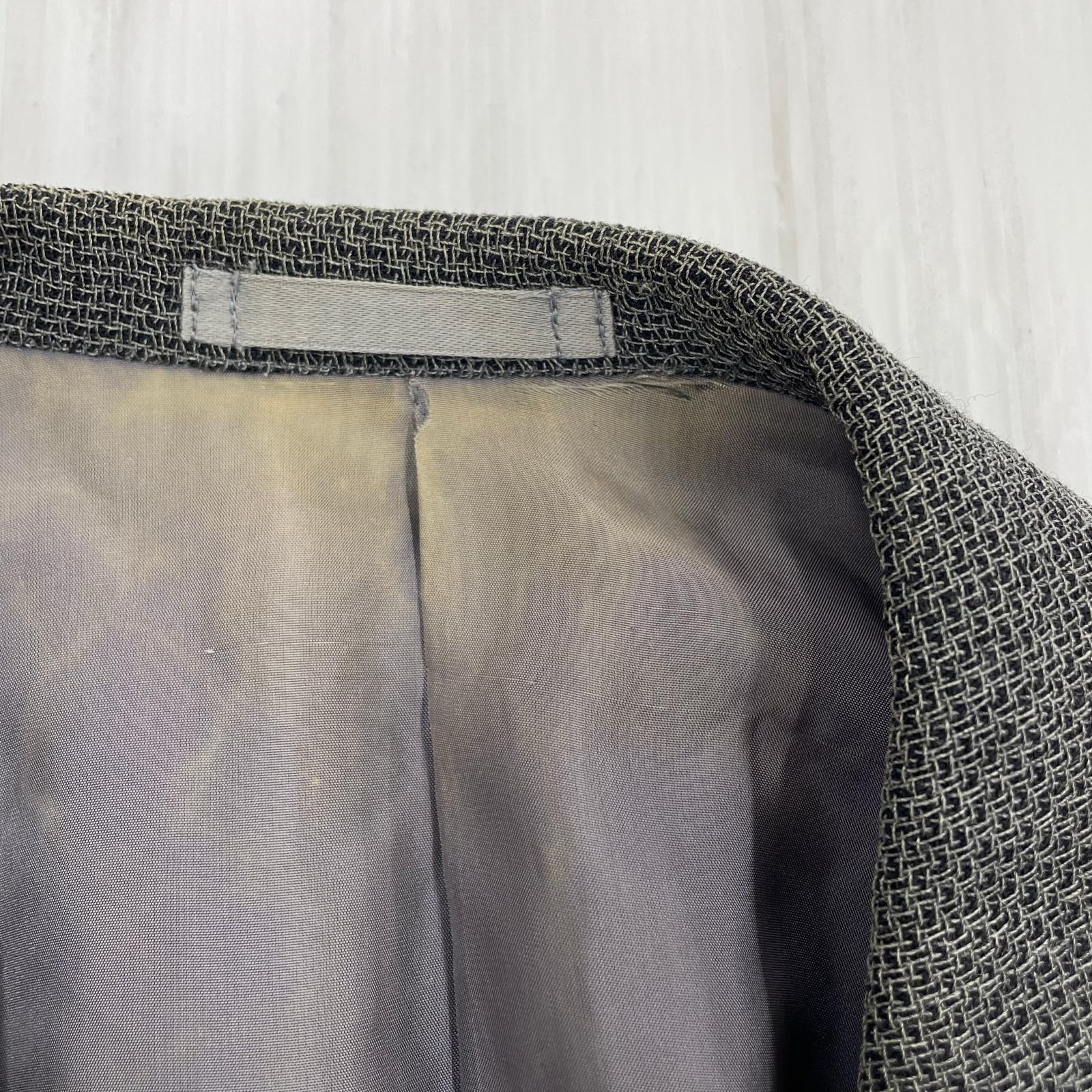 ジャケット ISSEY MIYAKE ウールシングルジャケット M グレー グレー