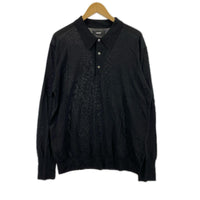 長袖Ｔシャツ UNDER R ﾊｲｹﾞｰｼﾞﾆｯﾄﾎﾟﾛ L/Sｼｬﾂ 黒 (M) M ブラック