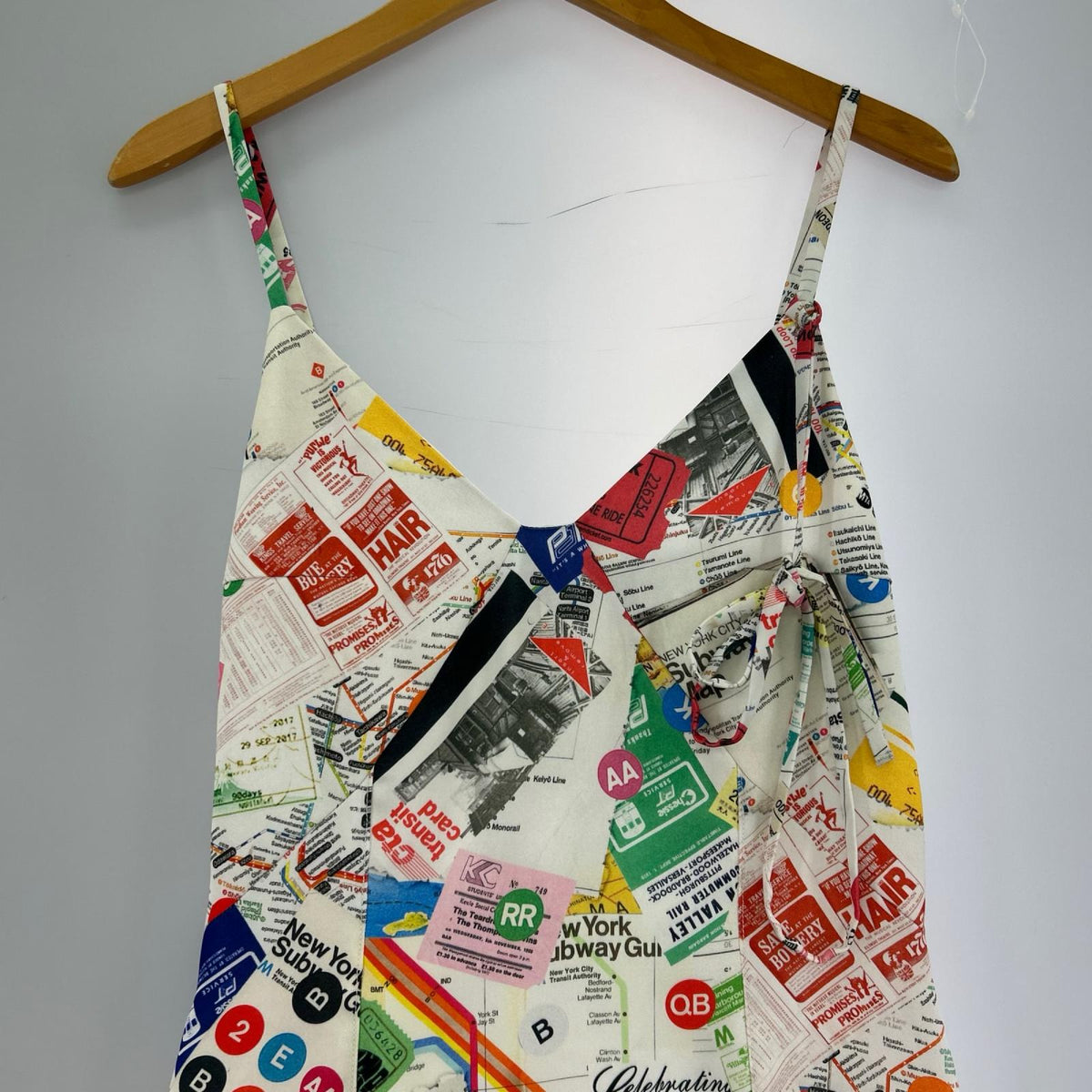 ワンピース KIJUN CATHY DRESS 総柄 S S マルチカラー