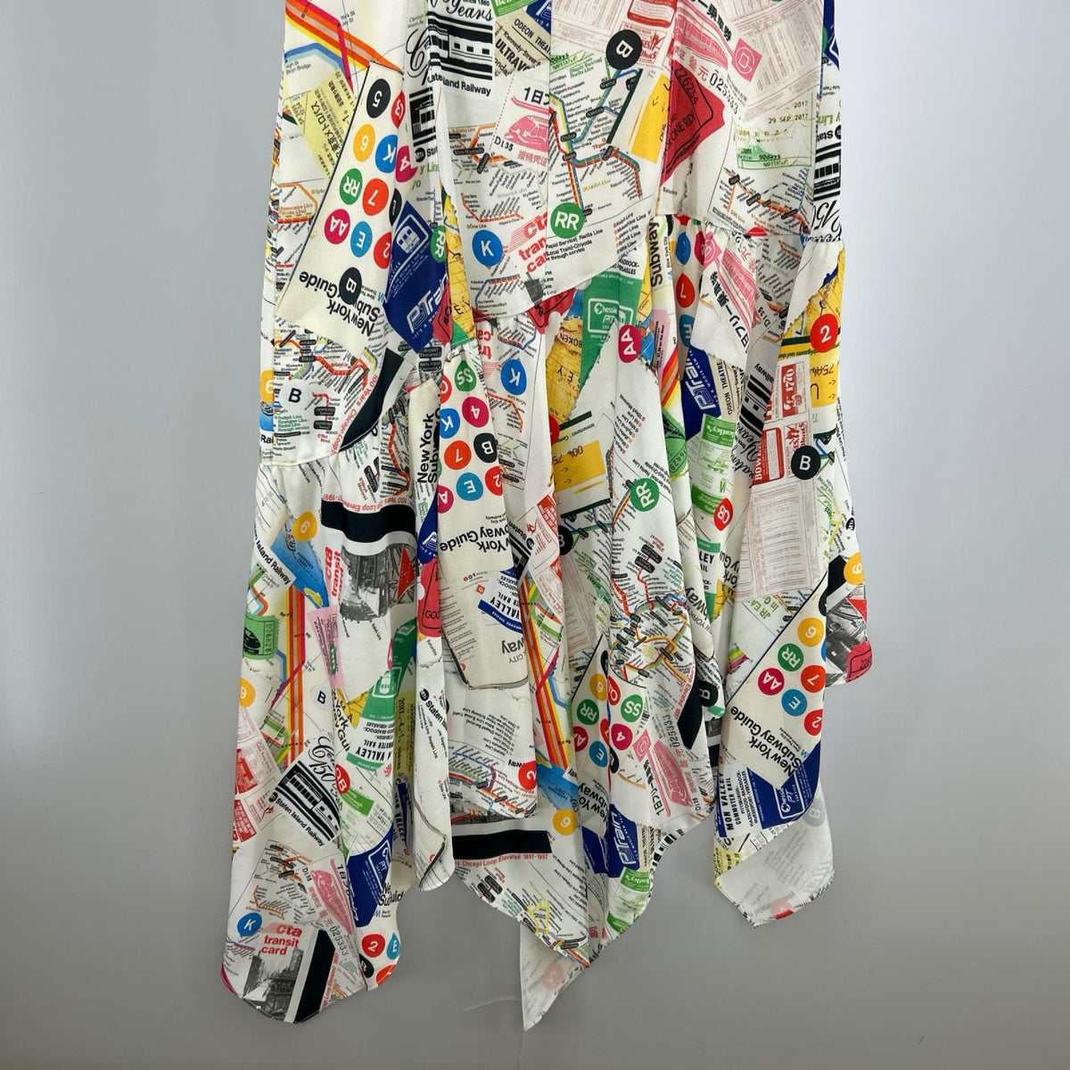 ワンピース KIJUN CATHY DRESS 総柄 S S マルチカラー