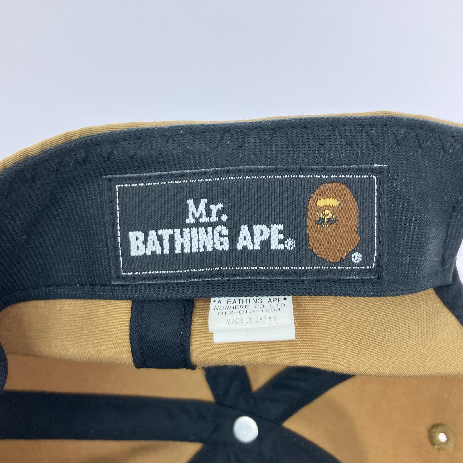 キャップ MR BATHING APE ブラウン