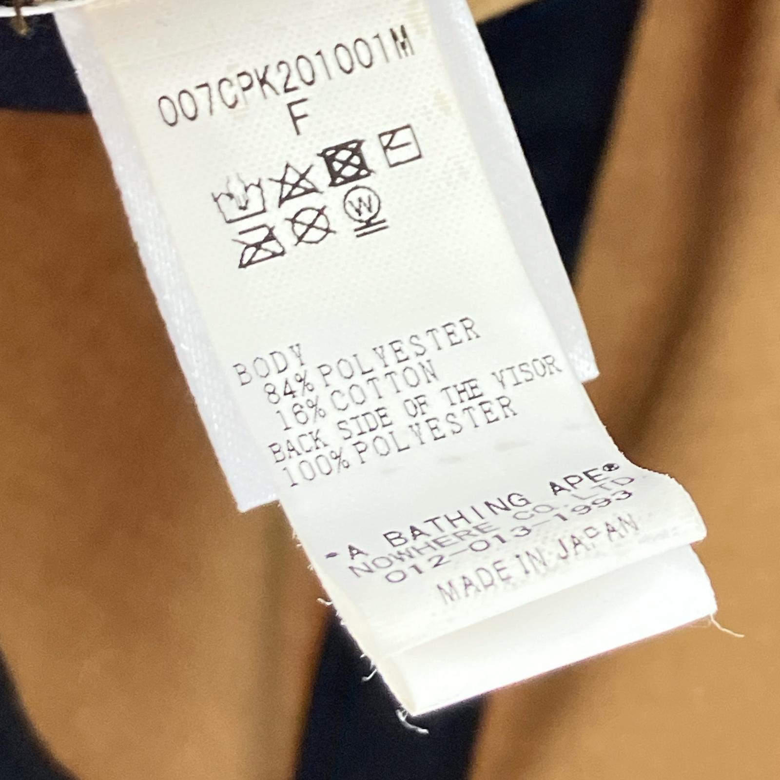 キャップ MR BATHING APE ブラウン