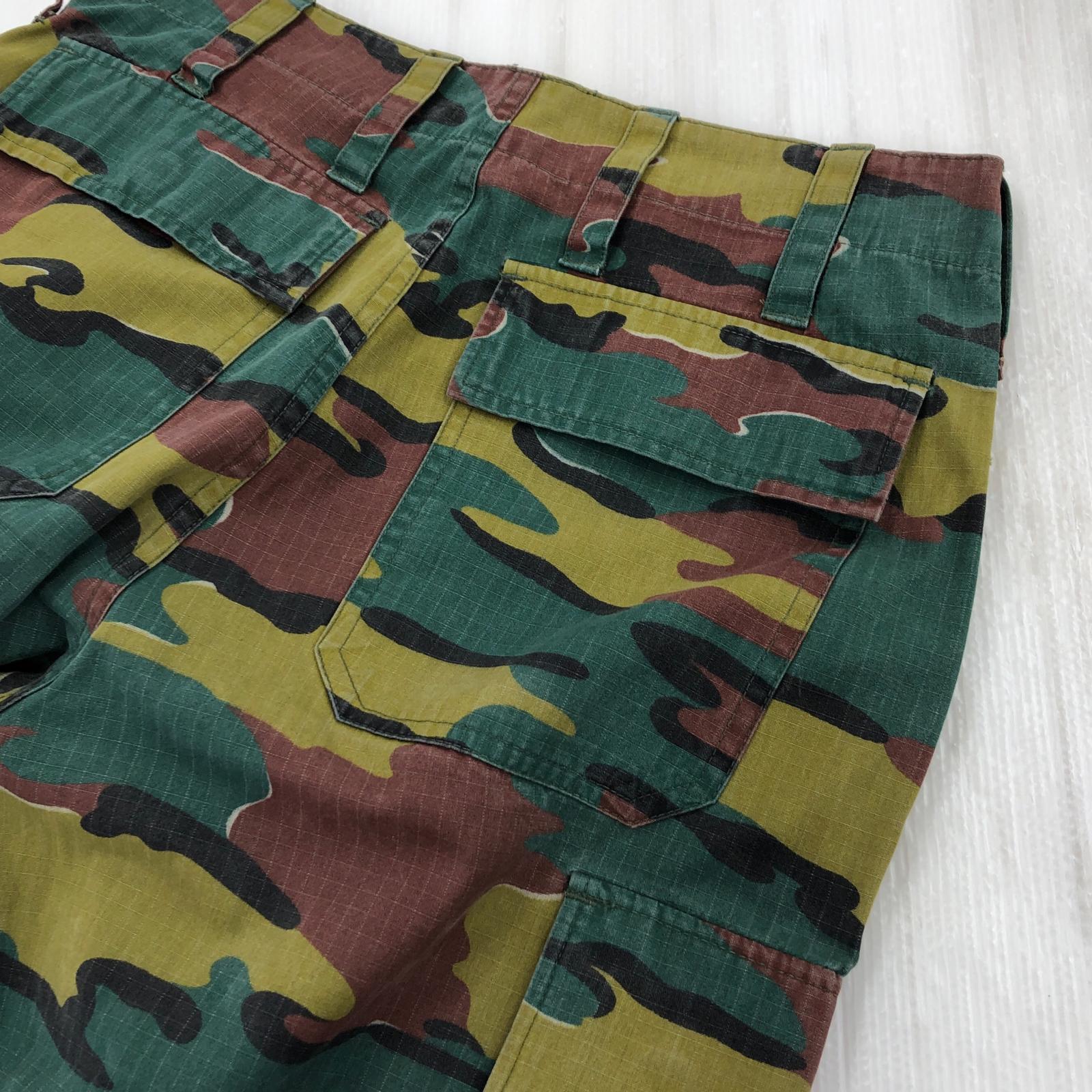 パンツ ベルギー軍 カーゴパンツ カモ