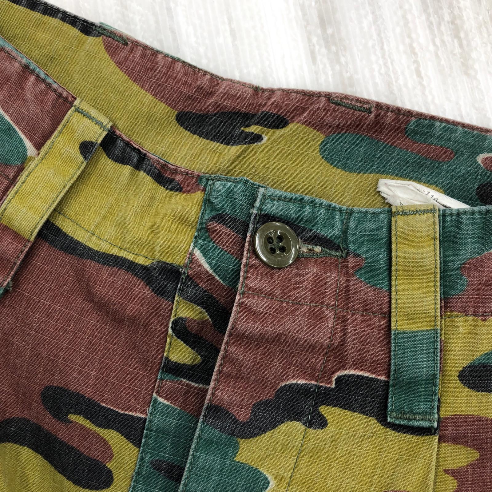 パンツ ベルギー軍 カーゴパンツ カモ