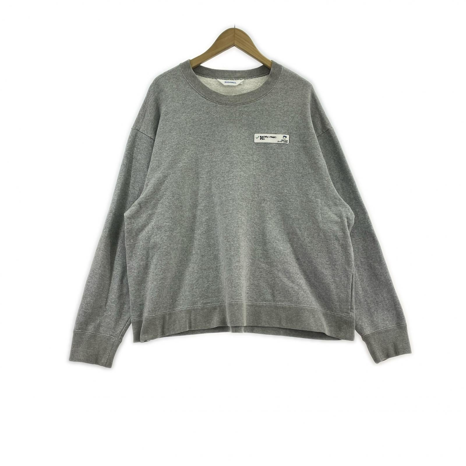 スウェット officeware/ワッペン/GRY 2 グレー