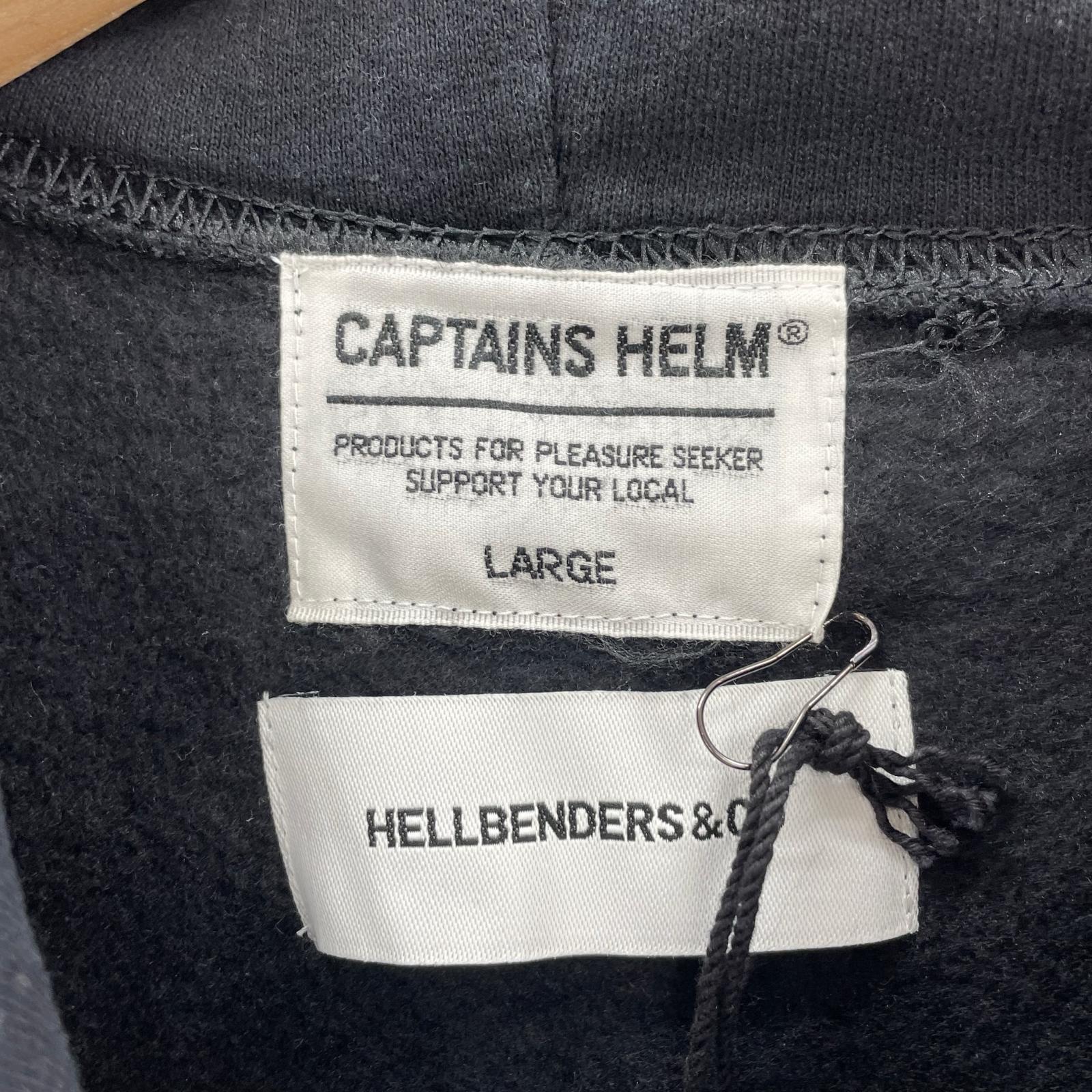 パーカー ×HELLBENDERS&CO N.C.O.C パーカー 黒 L ブラック
