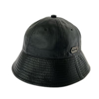 ハット SOLARIS&Co×CAPTAINS HELM×HELLBENDERS レザーハット 黒 ブラック