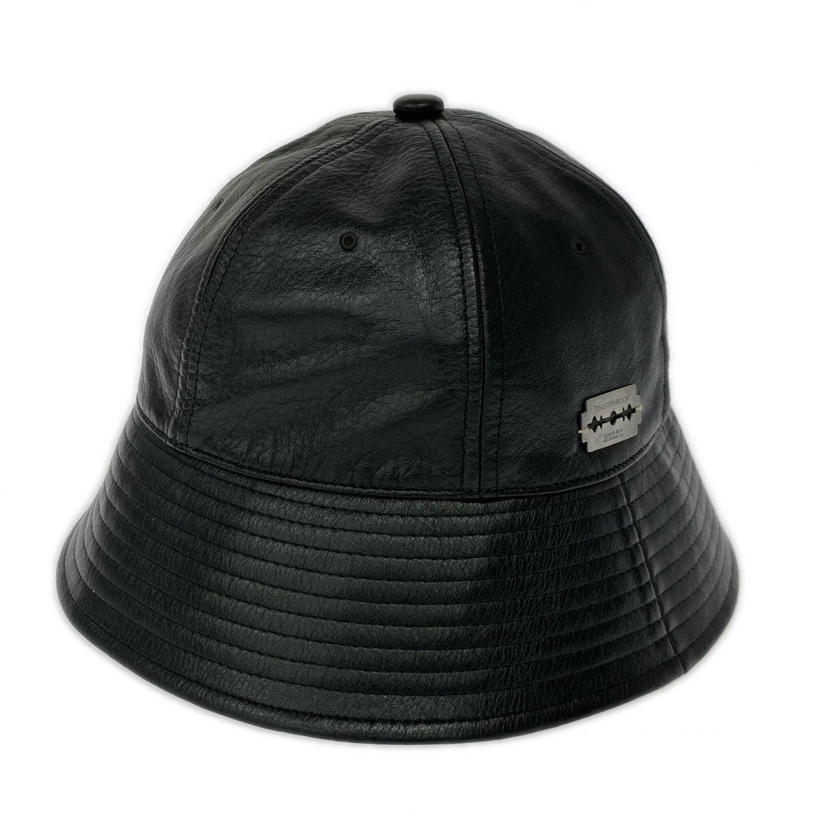 ハット Captains Helm SOLARIS&Co 別注 Cowhide Bowler Bucket Hat レザーバケットハット CH22-HB-C01 黒 ブラック