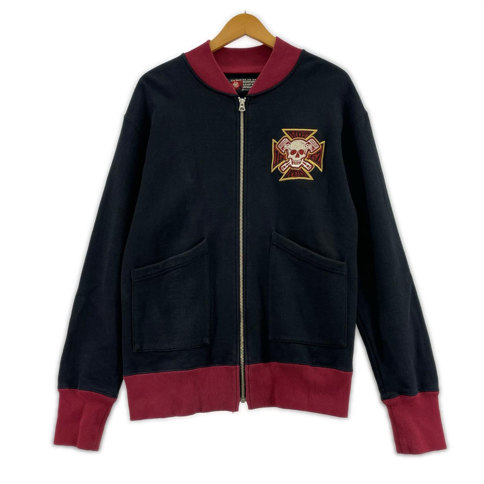 ジャケット MWS ジップアップブルゾン ブラック L ブラック