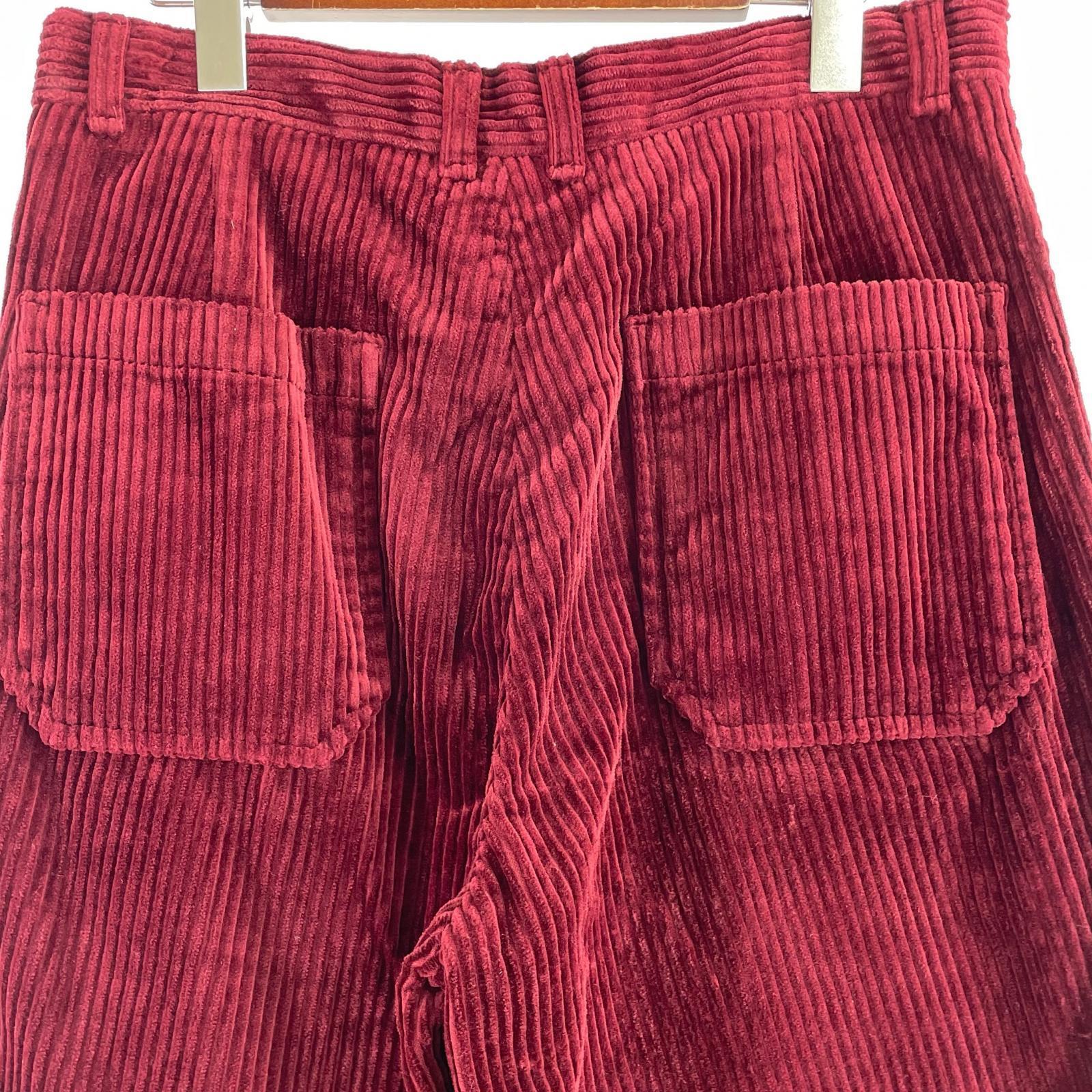 パンツ コーデュロイ 赤 5 レッド