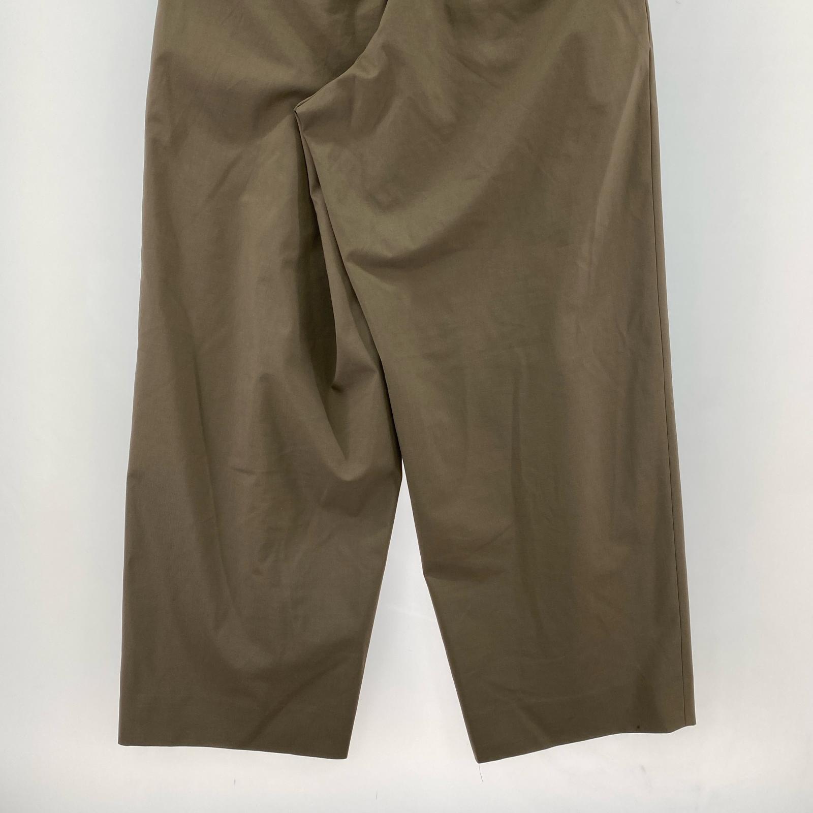 パンツ 25AW 3レイヤーワイドパンツ 2 2 ブラウン