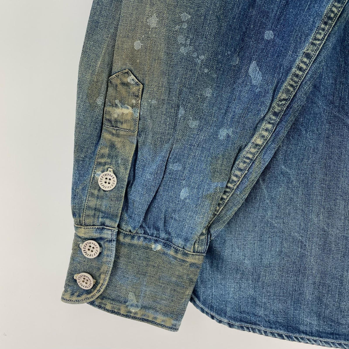長袖シャツ ALPHA P.O. SHIRT L/S DRY DENIM 3 ネイビー