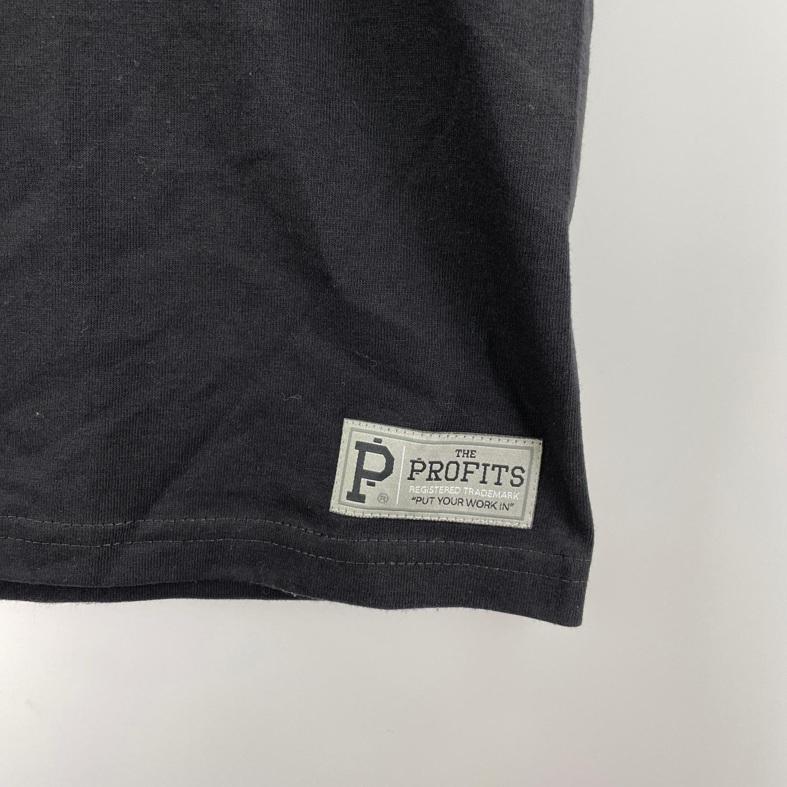 半袖Ｔシャツ THE PROFITS S/S print Tee XL 黒 LL ブラック
