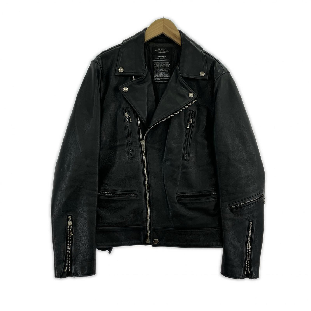 ライダースジャケット DOUBLE RIDERS JACKET (3) 黒 3 ブラック